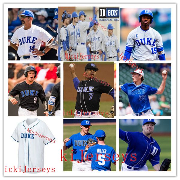 Custom Duke Blue Devils Baseball Jersey Kennie Taylor Erikson Nichols Ethan Murray Michael Rothenberg Bill Chillari Bryce Jarvis Duke Jersey
Custom Duke Blue Devils Baseball Jersey Kennie Taylor Erikson Nichols Ethan Murray Michael Rothenberg Bill Chillari Bryce Jarvis Duke Jersey