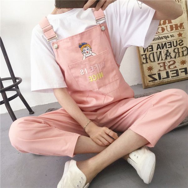 ins fashion women girls loose solid jumpsuit dog embroidery strap dungaree harem trousers ladies overall pants casual playsuits, Black;white
ins fashion women girls loose solid jumpsuit dog embroidery strap dungaree harem trousers ladies overall pants casual playsuits, Black;white