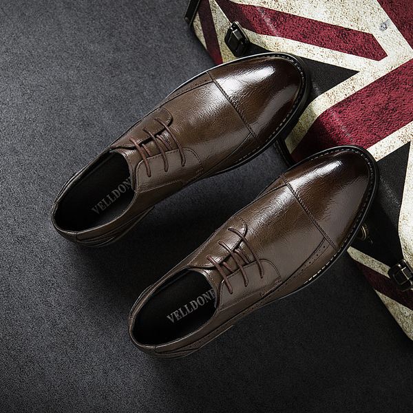 2019 men's dress leather shoes lace-up wedding party shoes mens business office oxfords flats plus size men fashion s9-73, Black
2019 men's dress leather shoes lace-up wedding party shoes mens business office oxfords flats plus size men fashion s9-73, Black
