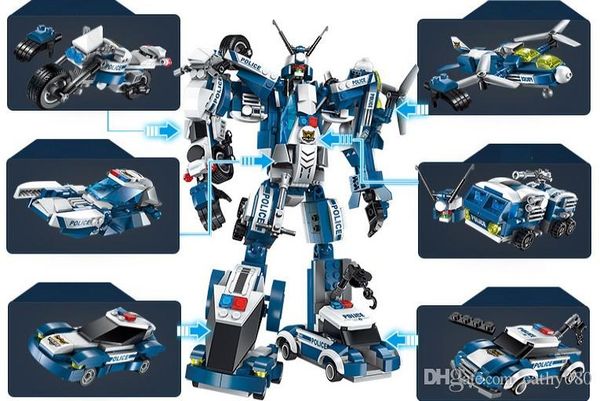 new transformation police robot figures building bricks enlighten mecha 6in1 building blocks action figures bricks toy
new transformation police robot figures building bricks enlighten mecha 6in1 building blocks action figures bricks toy