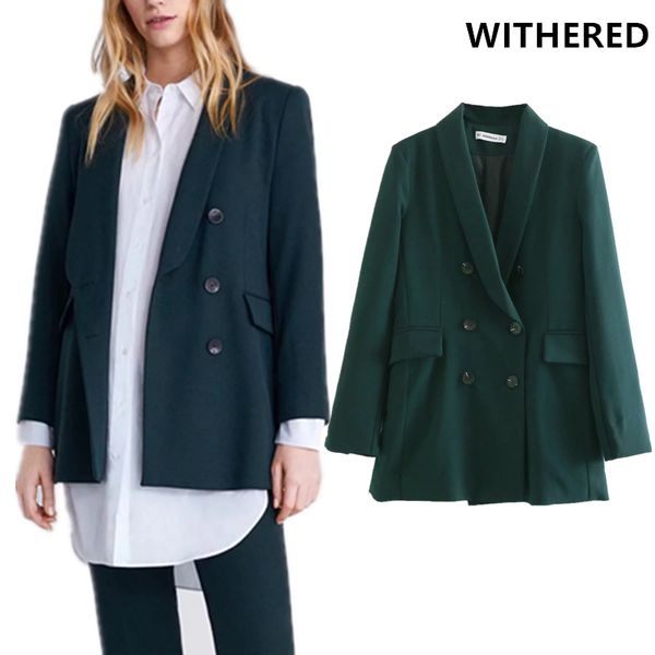 withered blazer feminino england solid fashion blogger double breasted blazer women mujer 2019 women blazers and jackets, White;black
withered blazer feminino england solid fashion blogger double breasted blazer women mujer 2019 women blazers and jackets, White;black