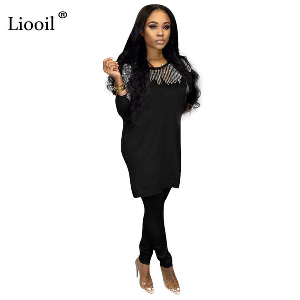 liooil grey black sequin 2 piece sets womens outfits tracksuit women clothes 2020 long sleevel o neck and pants matching sets, White
liooil grey black sequin 2 piece sets womens outfits tracksuit women clothes 2020 long sleevel o neck and pants matching sets, White