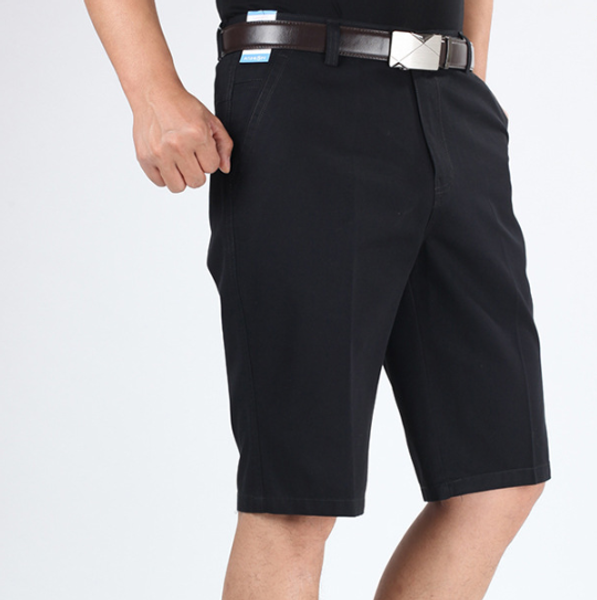 middle-aged and elderly cotton loose large size dad suit thin section 7 points straight men's pants high waist men's shorts, Black
middle-aged and elderly cotton loose large size dad suit thin section 7 points straight men's pants high waist men's shorts, Black