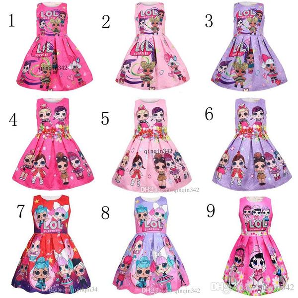 20 styles girls lol dress 3-8y lol surprise dolls girls dress ins baby princess dresses lol girls party dress kids summer casual dresses, Red;yellow
20 styles girls lol dress 3-8y lol surprise dolls girls dress ins baby princess dresses lol girls party dress kids summer casual dresses, Red;yellow