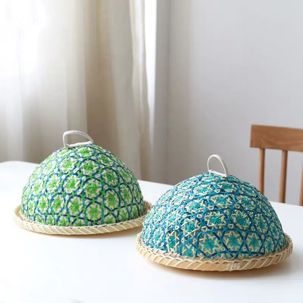 tray hand-woven bamboo with green and blue dish cover creative - proof l restaurant tray kitchen utensils
tray hand-woven bamboo with green and blue dish cover creative - proof l restaurant tray kitchen utensils
