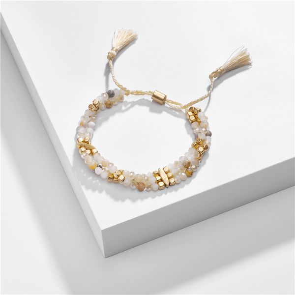 b2320 zwpon layered faceted glass beaded adjustable bracelets bangles mixed cube wax rope chain tassel bracelets for women, Golden;silver
b2320 zwpon layered faceted glass beaded adjustable bracelets bangles mixed cube wax rope chain tassel bracelets for women, Golden;silver