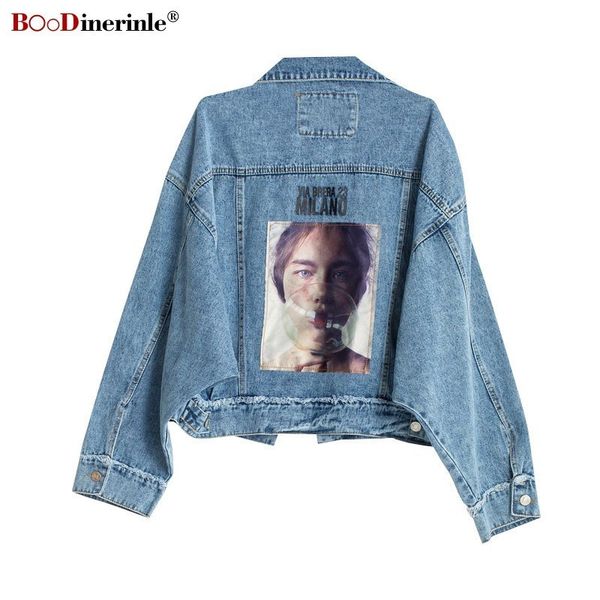 boodinerinle autumn women's denim jacket women streetwear casual loose jean jacket women plus size harajuku women's, Black;brown
boodinerinle autumn women's denim jacket women streetwear casual loose jean jacket women plus size harajuku women's, Black;brown