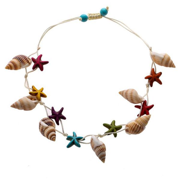 diomedes anklets for women colorful handmade woven sea star conch tassel ankle bracelet summer barefoot foot leg bracelet july9, Red;blue
diomedes anklets for women colorful handmade woven sea star conch tassel ankle bracelet summer barefoot foot leg bracelet july9, Red;blue