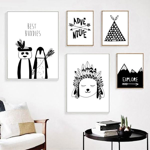 cartoon panda tent wall art canvas painting nordic posters and prints black white wall pictures kids room decor
cartoon panda tent wall art canvas painting nordic posters and prints black white wall pictures kids room decor