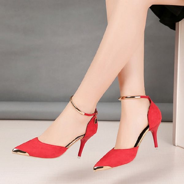 shallow mouth pointed high heel sandals female 2019 summer new korean version of the simple one-word buckle with sandals women's, Black
shallow mouth pointed high heel sandals female 2019 summer new korean version of the simple one-word buckle with sandals women's, Black