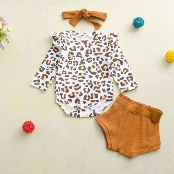 cysincos 2020 летний новый 3шт девочка leopard экипировка одежда romper комбинезон с длинными рукавами топы + soild короткие + лук headnband, White
cysincos 2020 летний новый 3шт девочка leopard экипировка одежда romper комбинезон с длинными рукавами топы + soild короткие + лук headnband, White