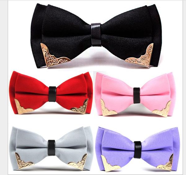 men's tie with sequined metal bow tie and solid color tie dress accessories, Blue;purple
men's tie with sequined metal bow tie and solid color tie dress accessories, Blue;purple