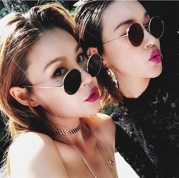 wu yifan round frame sun sunglasses female men's crown mirror small face frame ocean piece sun glasses, Silver
wu yifan round frame sun sunglasses female men's crown mirror small face frame ocean piece sun glasses, Silver