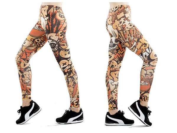 women yoga trousers pants tights trousers female new style high waist dance active lady cartoon digital printing leggings skinny silm motion, Black;white
women yoga trousers pants tights trousers female new style high waist dance active lady cartoon digital printing leggings skinny silm motion, Black;white
