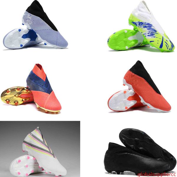 black nemeziz 19.3 laceless soccer cleats 100% original messi outdoor soccer shoes x 17 purechaos fg 39-45 football boots
black nemeziz 19.3 laceless soccer cleats 100% original messi outdoor soccer shoes x 17 purechaos fg 39-45 football boots