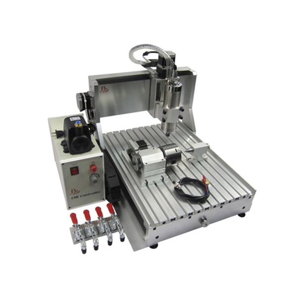 

ly cnc 3040 4axis usb z-vfd 1500w spindle wood milling machine 1.5kw metal engraver router with limit switch