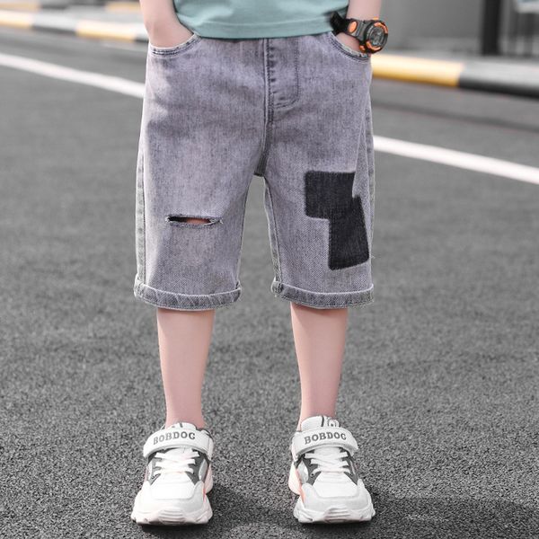 wear 2020 boy's pants jeans stitching shorts boy's medium and jeans children's pants children's panty large children, Blue
wear 2020 boy's pants jeans stitching shorts boy's medium and jeans children's pants children's panty large children, Blue