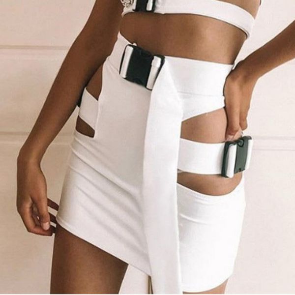 summer mini skirt cool punk skirts clubwear mini bodycon bandage skirts, Black
summer mini skirt cool punk skirts clubwear mini bodycon bandage skirts, Black