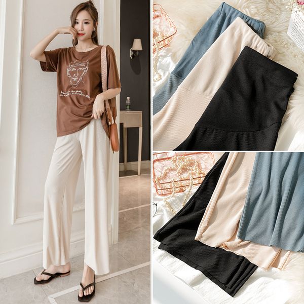 pregnant women eight-point wide-leg pants summer pregnant women stomach lift pants casual wear wild, White
pregnant women eight-point wide-leg pants summer pregnant women stomach lift pants casual wear wild, White