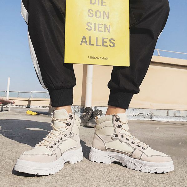 winter boots men locomotive vintage boots men high shoes 2019 fashion winter footwear lace-up casual shoes man plus size, Black
winter boots men locomotive vintage boots men high shoes 2019 fashion winter footwear lace-up casual shoes man plus size, Black
