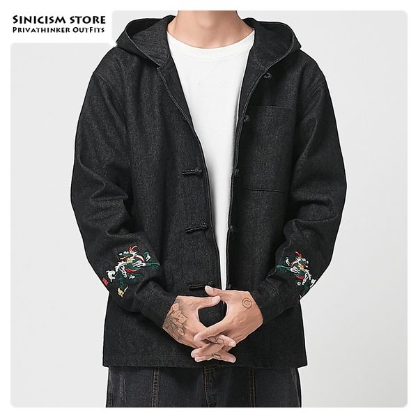 sinicism store men kirin embroidery japan hodded jackets mens black casual denim jacket 2019 male fashion oversize autumn coat, Black;brown
sinicism store men kirin embroidery japan hodded jackets mens black casual denim jacket 2019 male fashion oversize autumn coat, Black;brown
