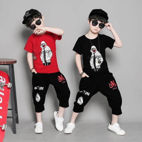 children's clothing boys summer sports suit new kids's t-shirt + pants casual jersey sportswear 2-piece set, White
children's clothing boys summer sports suit new kids's t-shirt + pants casual jersey sportswear 2-piece set, White