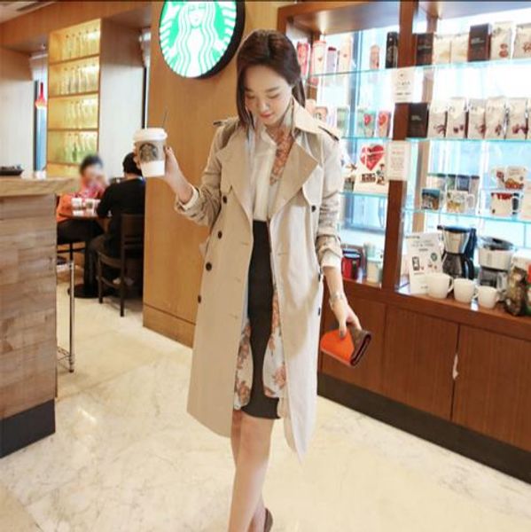 double breasted md-long trench coat women 2020 new fashion turn down collar long sleeve belt windbreaker female abrigo rq773, Tan;black
double breasted md-long trench coat women 2020 new fashion turn down collar long sleeve belt windbreaker female abrigo rq773, Tan;black