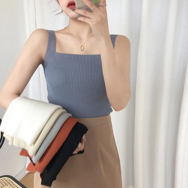 summer solid color all-match knitted vest vest camisole female elastic slim base n69a, Camo
summer solid color all-match knitted vest vest camisole female elastic slim base n69a, Camo