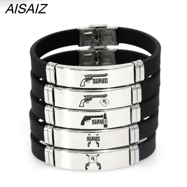 game red dead redemption bracelet stainless steel adjustable id bracelets gift for man boy fashion bracelet christmas gift, Black
game red dead redemption bracelet stainless steel adjustable id bracelets gift for man boy fashion bracelet christmas gift, Black