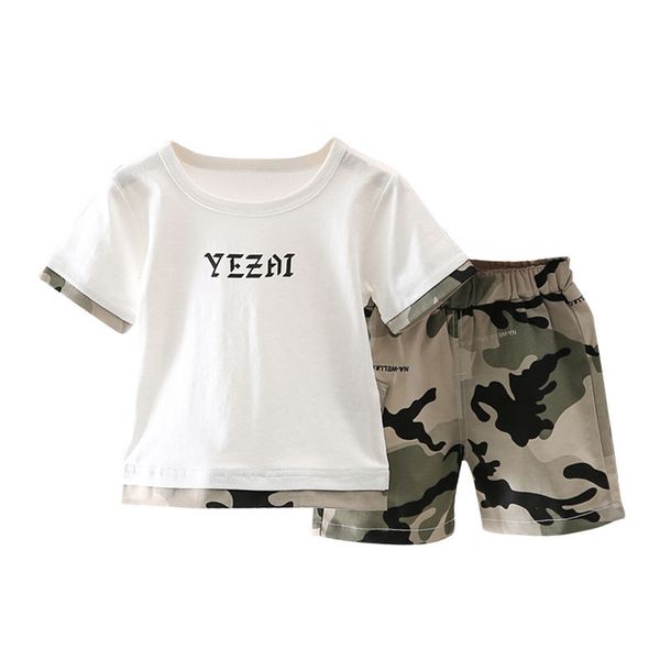summer children clothing kids baby boy clothes short sleeve camouflage t-shirt shorts 2pcs/sets cotton toddler infant tracksuits, White
summer children clothing kids baby boy clothes short sleeve camouflage t-shirt shorts 2pcs/sets cotton toddler infant tracksuits, White