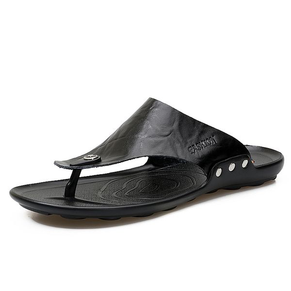 2020 men summer flip flops beach shoes cow genuine leather slippers outdoor fashion sandals male casual footwear wholesale, Black
2020 men summer flip flops beach shoes cow genuine leather slippers outdoor fashion sandals male casual footwear wholesale, Black