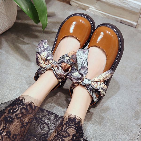 new arrival women ribbon lace up oxford shoes soft designer leather brogues retro ladies flats platform shoes harajuku u19-33, Black
new arrival women ribbon lace up oxford shoes soft designer leather brogues retro ladies flats platform shoes harajuku u19-33, Black