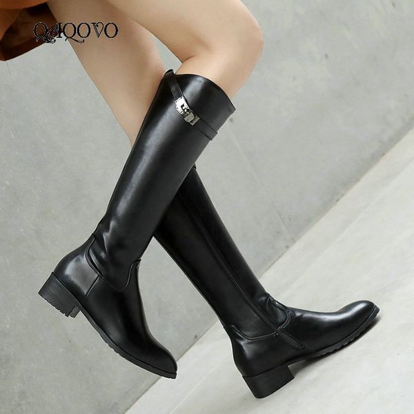 women fall winter fashion knee high boots comfy low heel round toe women boots ladies buckle zipper black white green
women fall winter fashion knee high boots comfy low heel round toe women boots ladies buckle zipper black white green