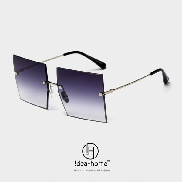 s31294 frameless sun fashionable men's and women's street shooting large frame plain sunglasses sunglasses, White;black
s31294 frameless sun fashionable men's and women's street shooting large frame plain sunglasses sunglasses, White;black