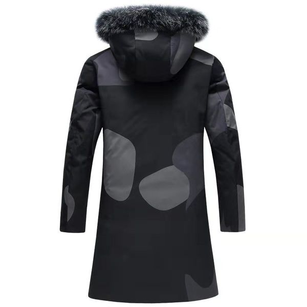 men's winter new desinger down coat men's down & parkas with 90% white duck down fox fur collar hooded casual thick coat plus size, Black
men's winter new desinger down coat men's down & parkas with 90% white duck down fox fur collar hooded casual thick coat plus size, Black