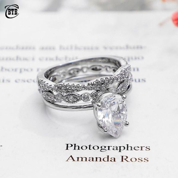 3pcs/set water drop wedding ring band trendy pear shaped cubic zircon stone paved silver plated anniversary ring wholesale lots, Slivery;golden
3pcs/set water drop wedding ring band trendy pear shaped cubic zircon stone paved silver plated anniversary ring wholesale lots, Slivery;golden