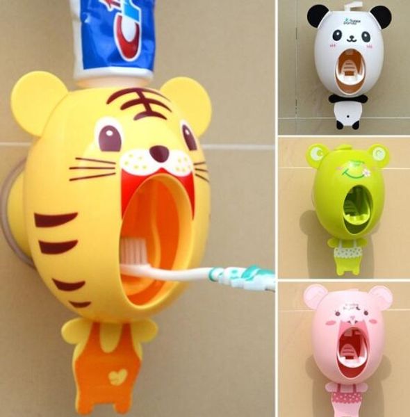 cartoon animals design set cartoon bathroom household toothbrush holder automatic toothpaste dispenser toothpaste for kids 
cartoon animals design set cartoon bathroom household toothbrush holder automatic toothpaste dispenser toothpaste for kids