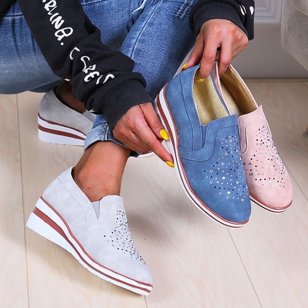 women's walking shoes thick soles lazy shoes ladies outdoor footwear female sneakers mujer zapatos chaussure plus size 35-43, Black
women's walking shoes thick soles lazy shoes ladies outdoor footwear female sneakers mujer zapatos chaussure plus size 35-43, Black
