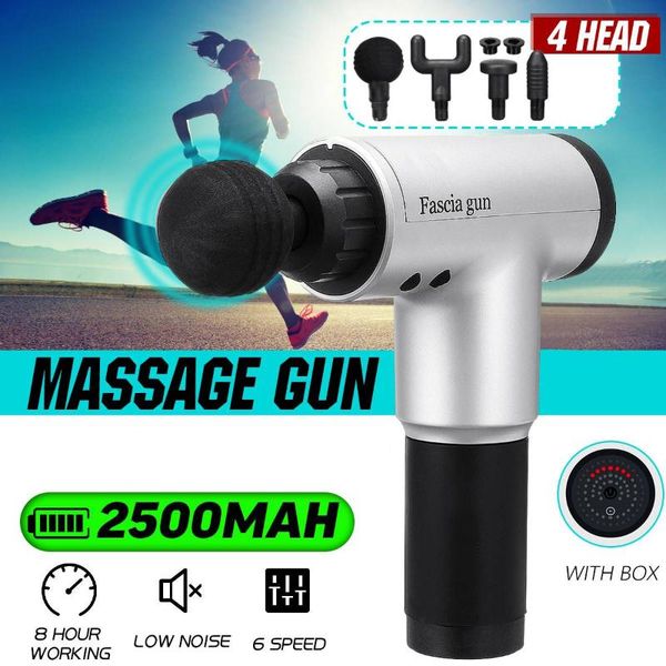4 heads electric muscle massage guns fitness exercise deep tissue muscle massager guns relaxation machine therapy pain relief
4 heads electric muscle massage guns fitness exercise deep tissue muscle massager guns relaxation machine therapy pain relief