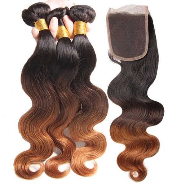 3 bundles ombre malaysian straight human hair bundles with closure 1b/4/27 30 4x4 remy blonde swiss lace closure and weave, Black;brown
3 bundles ombre malaysian straight human hair bundles with closure 1b/4/27 30 4x4 remy blonde swiss lace closure and weave, Black;brown