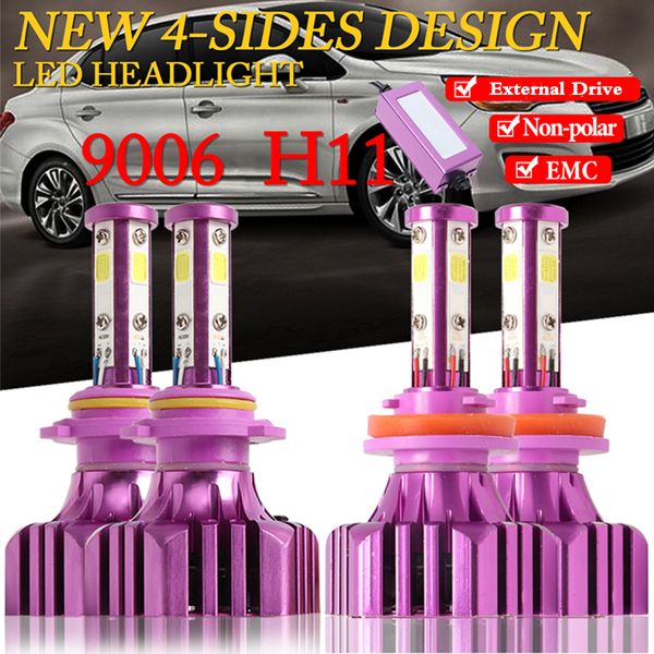 cjxmx 2pcs 4 sides design h4 h7 led car bulb h11 hb4 9006 10000lm 6500k 80w/set auto light 12v 24v automotive led headlamp lam
cjxmx 2pcs 4 sides design h4 h7 led car bulb h11 hb4 9006 10000lm 6500k 80w/set auto light 12v 24v automotive led headlamp lam