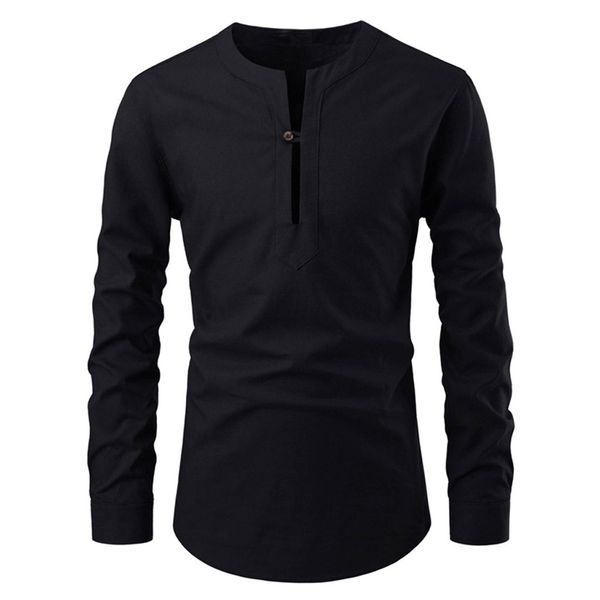 men's shirt camisa fashion long sleeve men shirt casual solid color stand collar slim fit blouse camisa masculina, White;black
men's shirt camisa fashion long sleeve men shirt casual solid color stand collar slim fit blouse camisa masculina, White;black