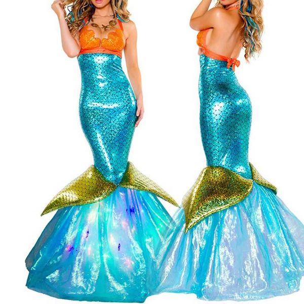 little mermaid costume women halloween fantasia mermaid tail princess cosplay carnival fancy dress uniform, Silver
little mermaid costume women halloween fantasia mermaid tail princess cosplay carnival fancy dress uniform, Silver