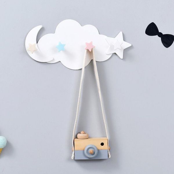 

creative cloud cartoon self adhesive home kitchen wall door stainless steel holder hook hanger hooks for hanging dropshipping @q
