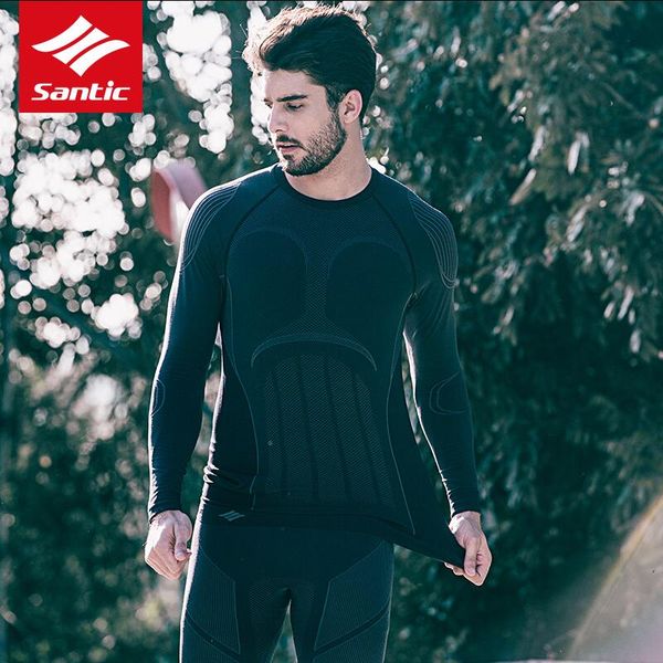 santic 2019 autumn new seamless warm riding underwear set riding running fitness male cycling suit set, Black;red
santic 2019 autumn new seamless warm riding underwear set riding running fitness male cycling suit set, Black;red