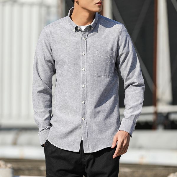 hcxy brand mens oxford shirts 2020 new spring autumn casual shirt male solid color long-sleeved shirts for men, White;black
hcxy brand mens oxford shirts 2020 new spring autumn casual shirt male solid color long-sleeved shirts for men, White;black