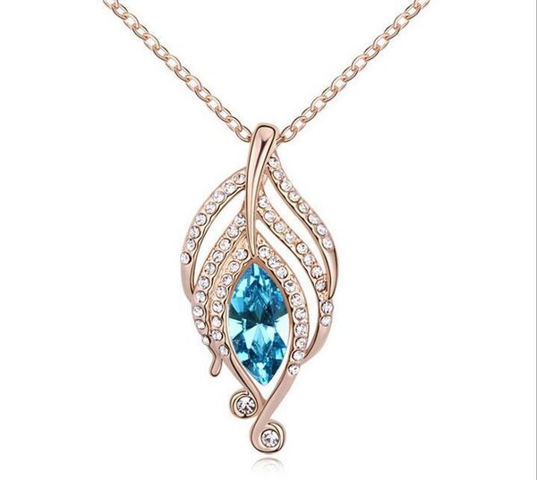 austrian crystal 18k gold plated rhinestone pendant lady korean fashion necklace women sterling silver jewelry chains christmas gift
austrian crystal 18k gold plated rhinestone pendant lady korean fashion necklace women sterling silver jewelry chains christmas gift