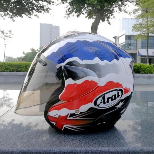 

2019 arai dual application skull motorcycle helmet novelty retro helmet motorcycle half ing