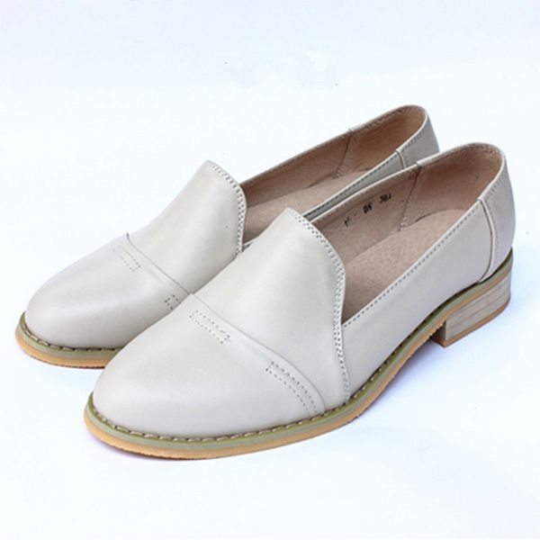 genuine leather casual vintage lady flats shoes handmade mixed color oxford shoes for women ing, Black
genuine leather casual vintage lady flats shoes handmade mixed color oxford shoes for women ing, Black