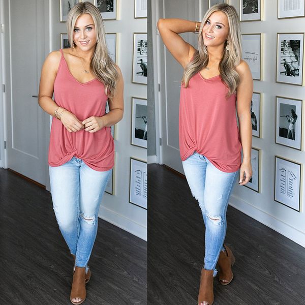 dhl womens summer vest sleeveless tie front button v neck loose casual plain tunic tank top, White
dhl womens summer vest sleeveless tie front button v neck loose casual plain tunic tank top, White